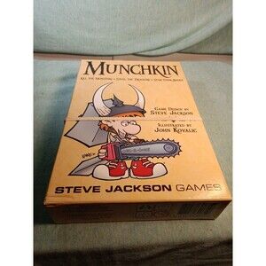 Munchkin Steve Jacksons Games 1st Edition 20th Printing In Box Complete